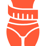 toned waist icon