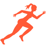 woman running icon
